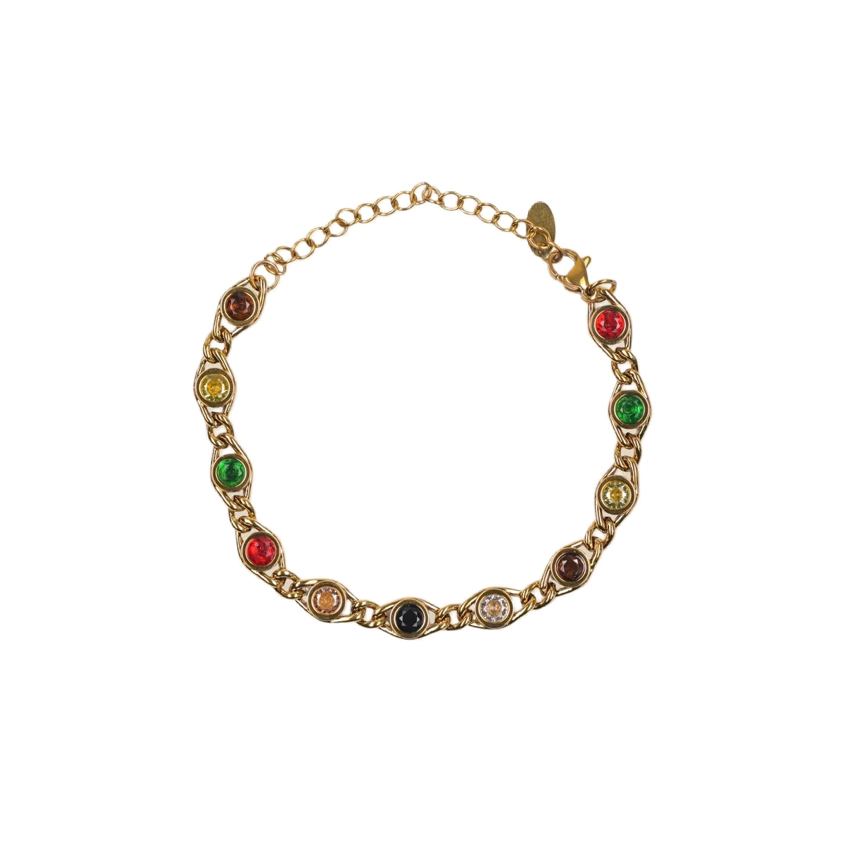 Colorful Zircon Bracelet