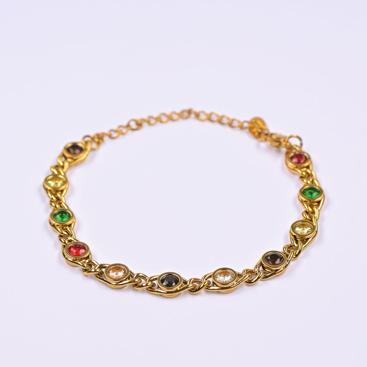 Colorful Zircon Bracelet